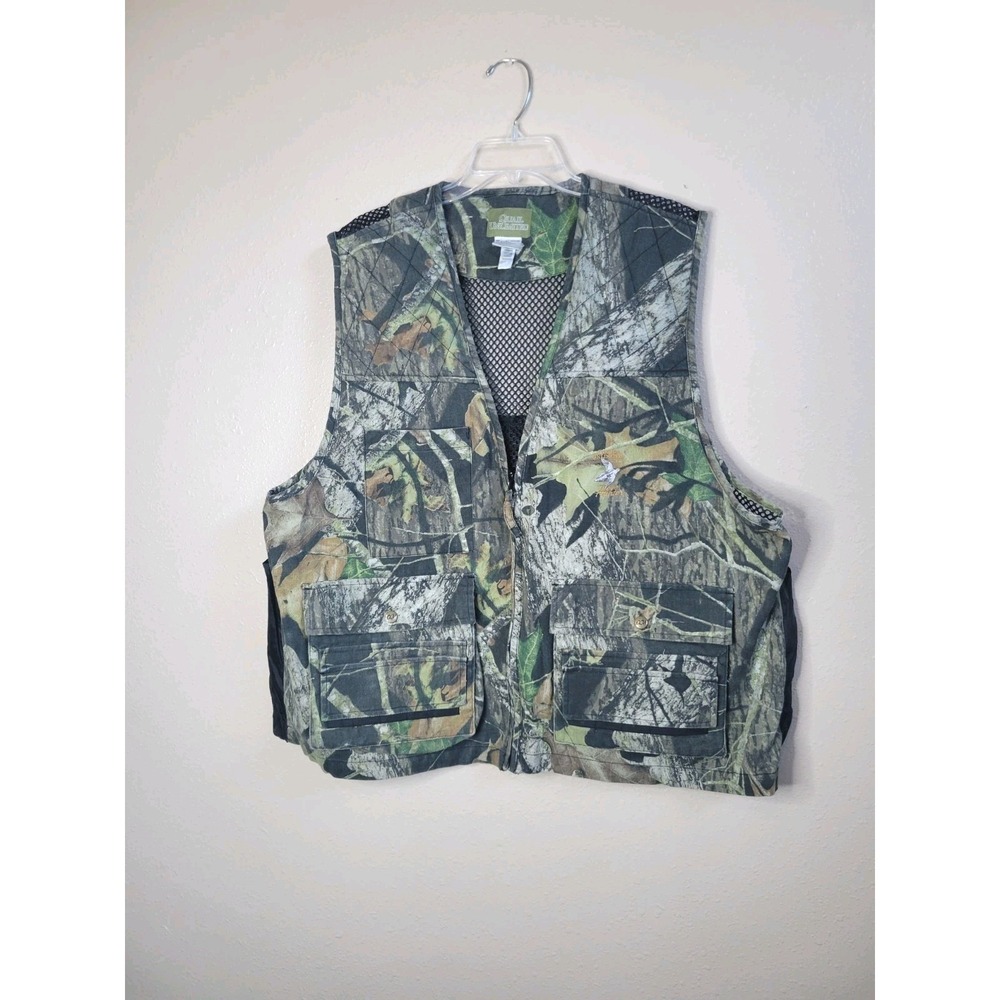 Quail Unlimited Mens Vest Hardwoods Camo Dove Hunter‎ Hunting Outdoor Sz XL